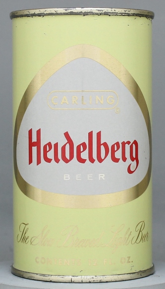 Heidelberg (carling's) Beer Flat Top Can
