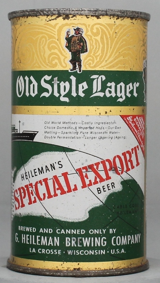 Heileman's Special Export Beer Flat Top Can