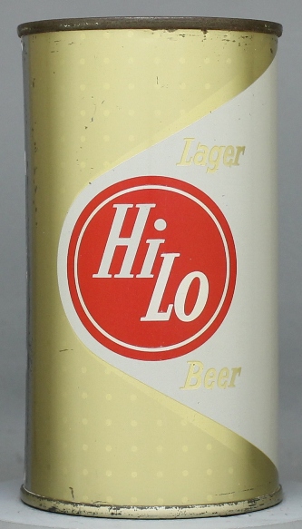 Hi Lo Lager Beer Flat Top Can