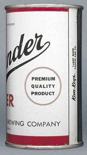 Highlander Beer Flat Top Can