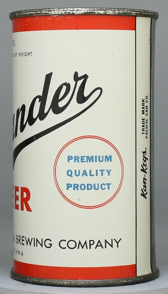 Highlander Beer Flat Top Can