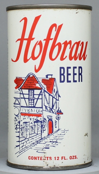 Hofbrau Beer Flat Top Can