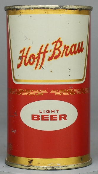 Hoff-brau Light Beer Flat Top Can
