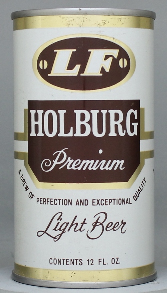 Holburg (l.f.) Premium Light Beer Flat Top Can