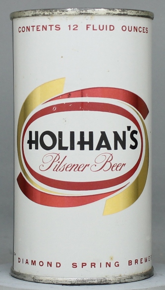 Holihan's Pilsener Beer Flat Top Can