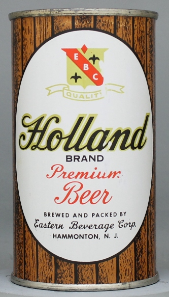 Holland Brand Premium Beer Flat Top Can