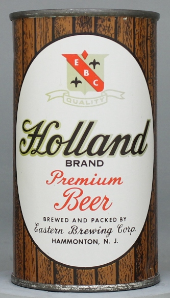 Holland Brand Premium Beer Flat Top Can