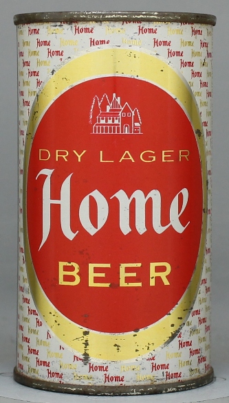 Home Dry Lager Beer Flat Top Can