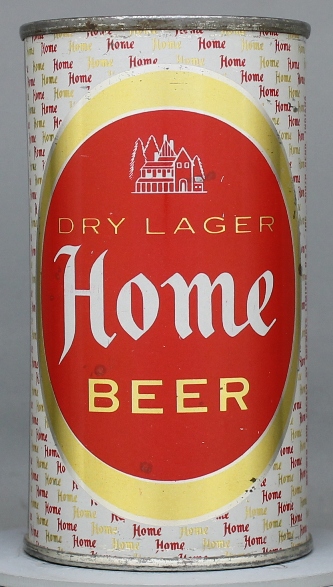 Home Dry Lager Beer Flat Top Can