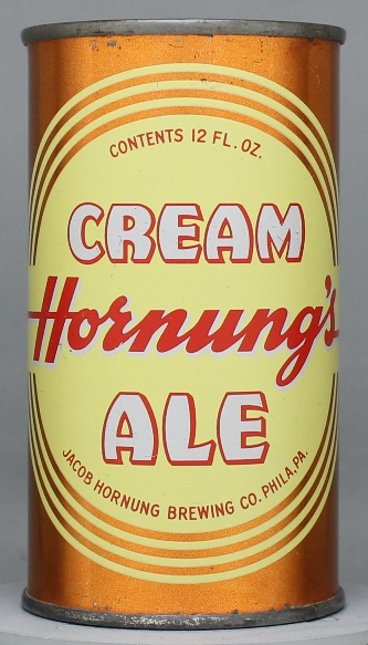 Hornung's Cream Ale Flat Top Can