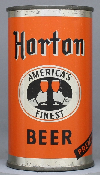 Horton Premium Beer Flat Top Can
