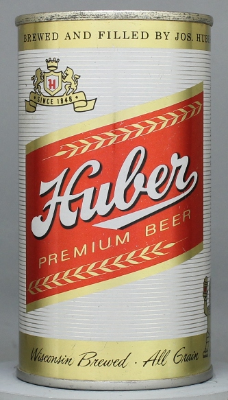 Huber Premium Beer Flat Top Can
