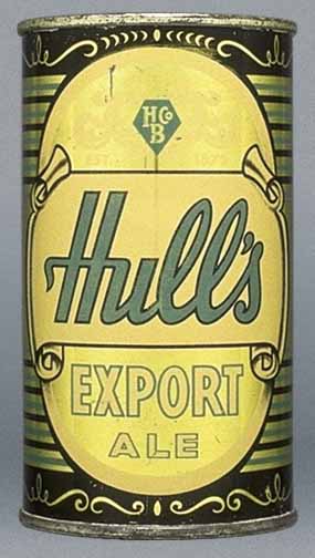 Hull's Export Ale Flat Top Can