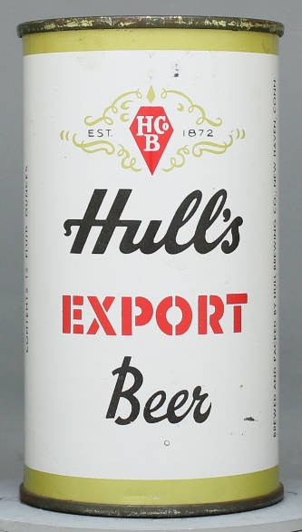 Hull's Export Beer Flat Top Can