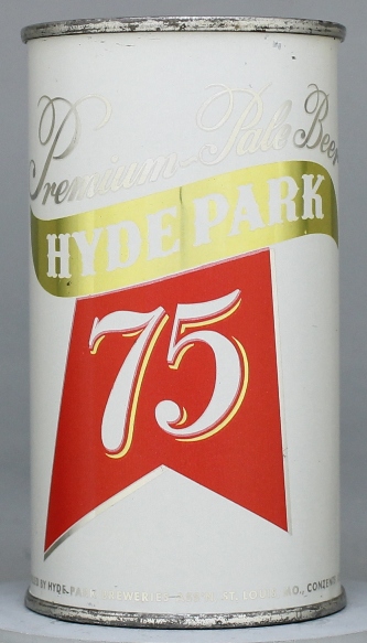 Hyde Park 75 Premium Pale Beer Flat Top Can