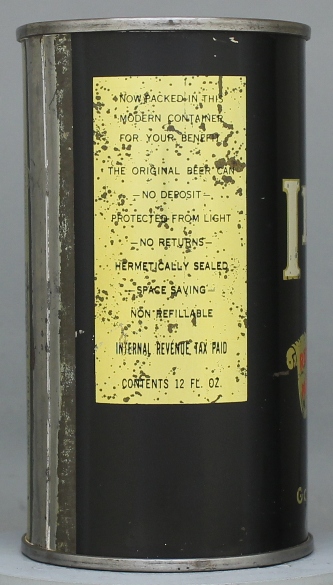 Ilsner Lager Style Beer Flat Top Can