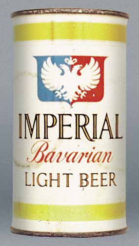 Imperial Bavarian Light Beer Flat Top Can