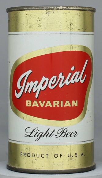 Imperial Bavarian Light Beer Flat Top Can
