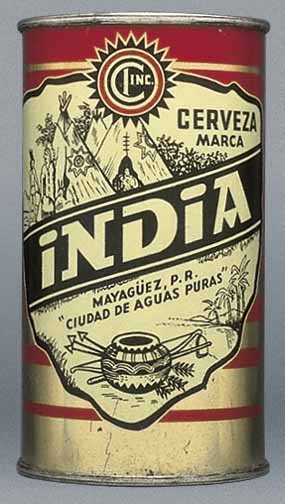 India Cerveza Flat Top Can