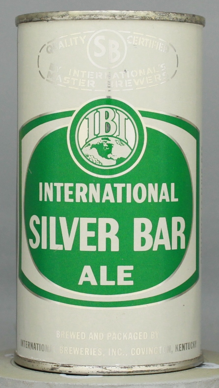 International Silver Bar Ale Flat Top Can