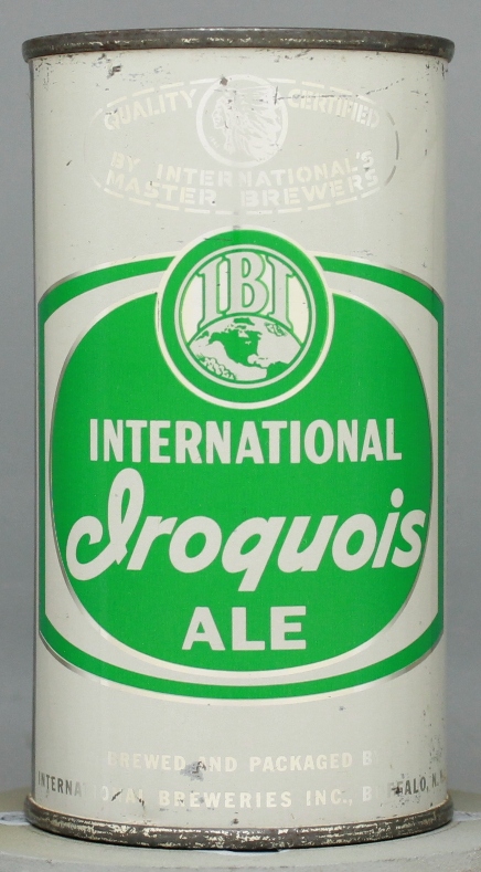 International Iroquois Ale Flat Top Can