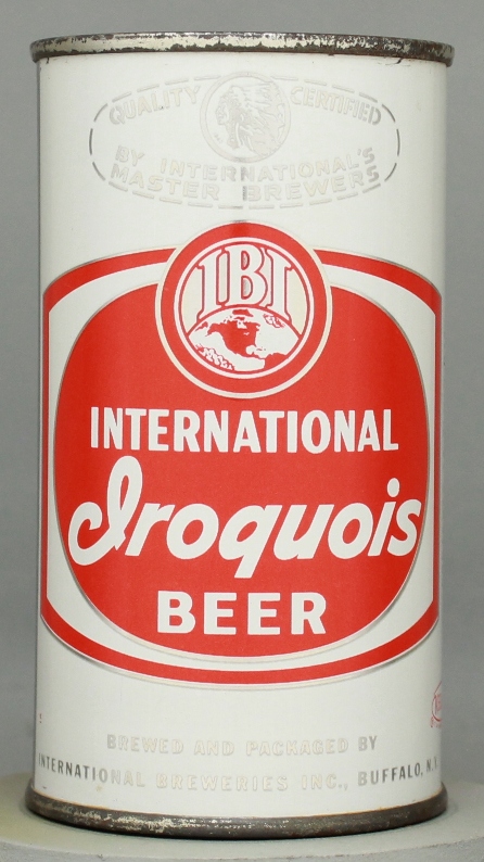 International Iroquois Beer Flat Top Can