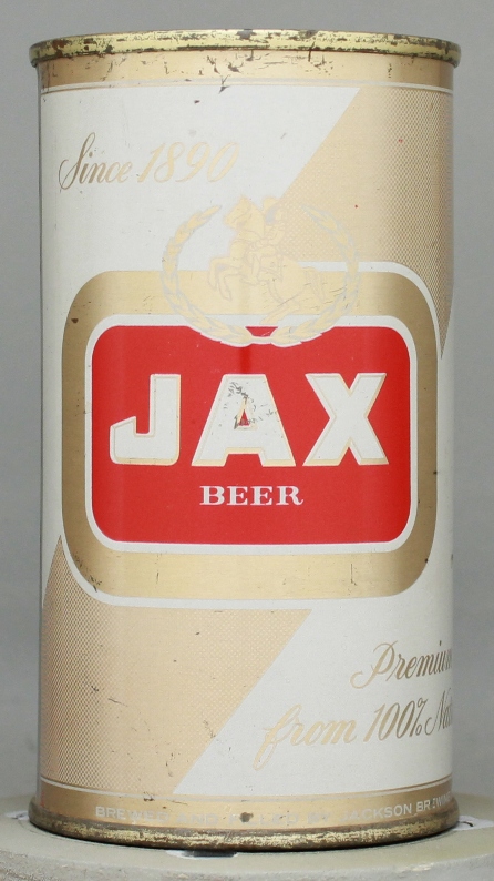 Jax Beer Flat Top Can