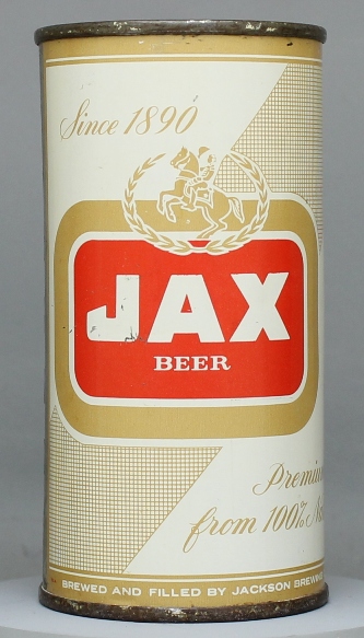 Jax Beer Flat Top Can