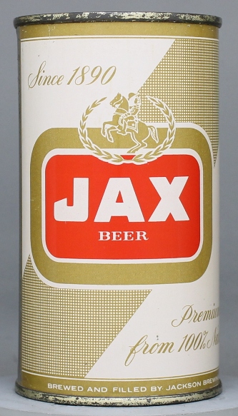 Jax Beer Flat Top Can
