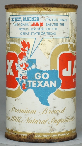 Jax Beer Flat Top Can