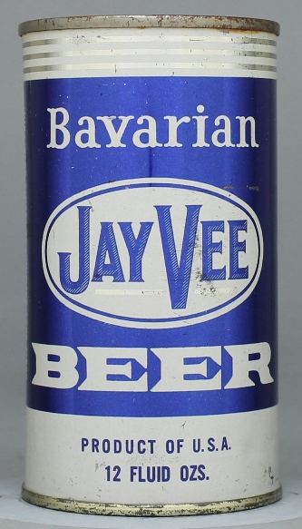 Jay Vee Bavarian Beer Flat Top Can