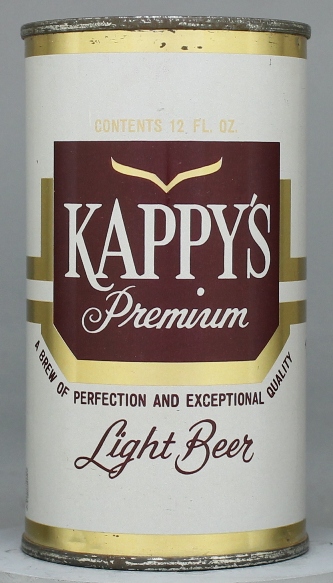 Kappy's Premium Light Beer Flat Top Can