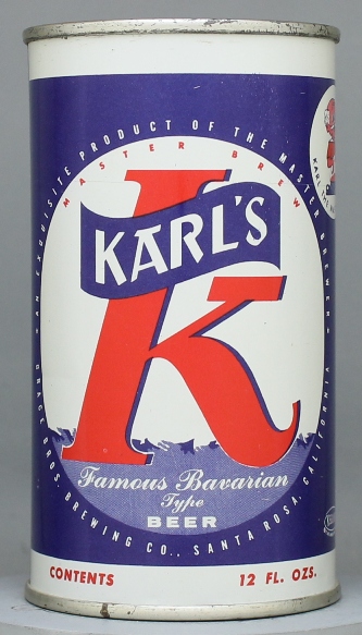 Karl's Bavarian Type Beer Flat Top Can