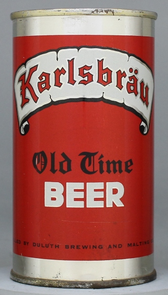 Karlsbrau Old Time Beer Flat Top Can