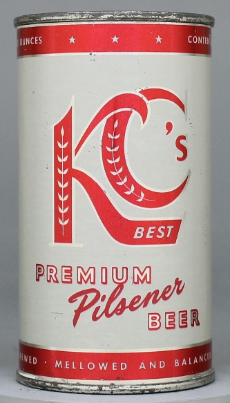 Kc's Best Premium Pilsener Beer Flat Top Can