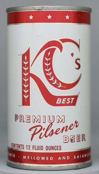 Kc's Best Premium Pilsener Beer Flat Top Can