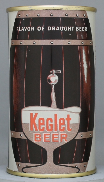 Keglet Beer Flat Top Can