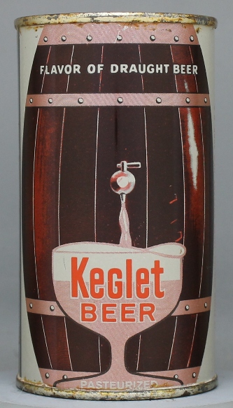 Keglet Beer Flat Top Can
