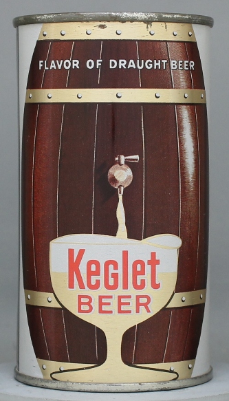 Keglet Beer Flat Top Can