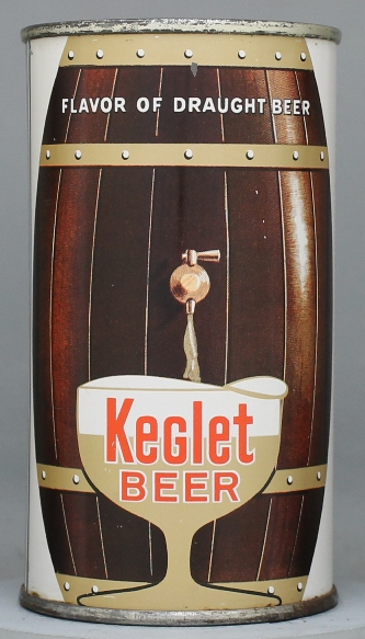 Keglet Beer Flat Top Can