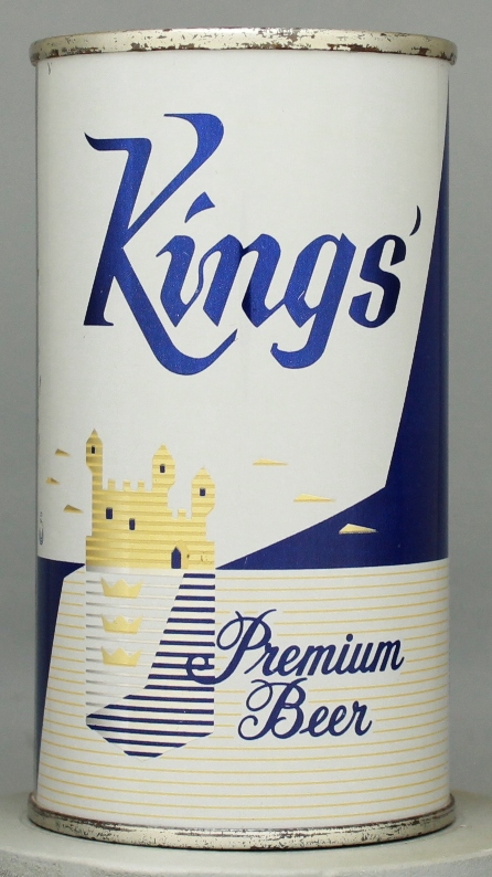 King's Premium Beer Flat Top Can