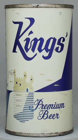 King's Premium Beer Flat Top Can
