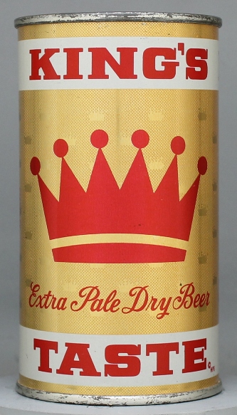Kings Taste Beer Flat Top Can