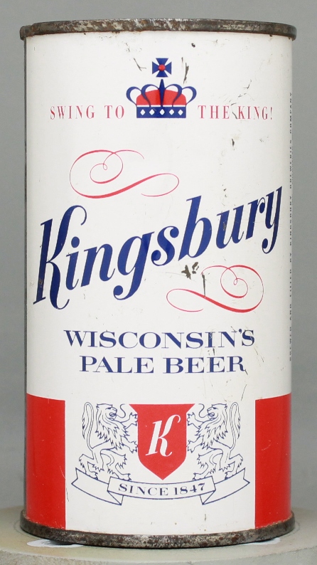 Kingsbury Wisconsin Pale Beer Flat Top Can