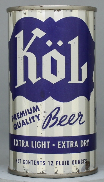 Kol Premium Quality Beer Flat Top Can