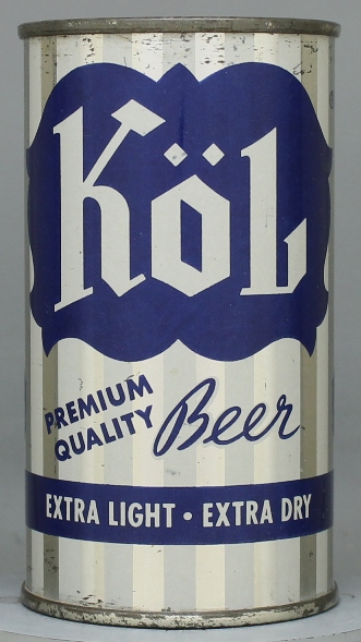 Kol Premium Quality Beer Flat Top Can
