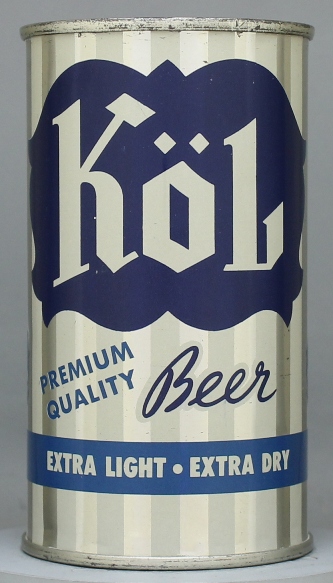 Kol Premium Quality Beer Flat Top Can