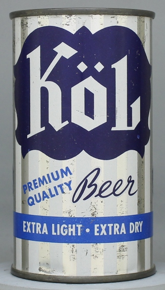 Kol Premium Quality Beer Flat Top Can
