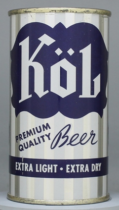 Kol Premium Quality Beer Flat Top Can