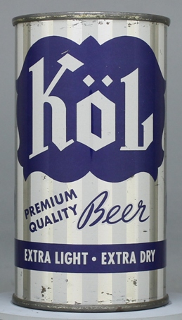 Kol Premium Quality Beer Flat Top Can